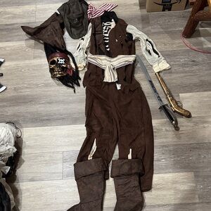Disney Pirate Costume for Kids - Brown and Black